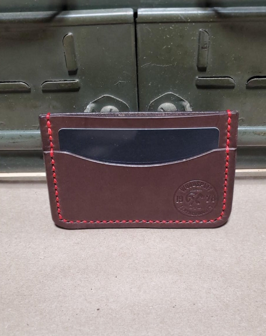 Three Pocket Minimalist Leather Wallet