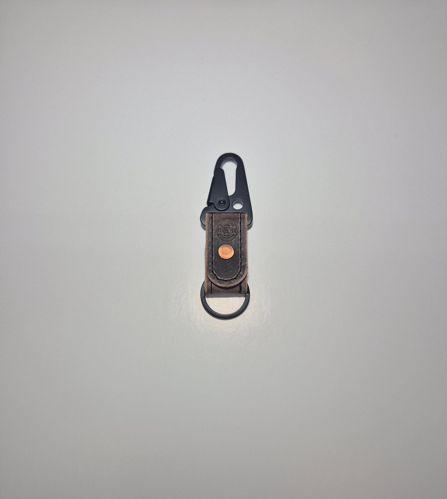 Rustic Brown HK Keychain
