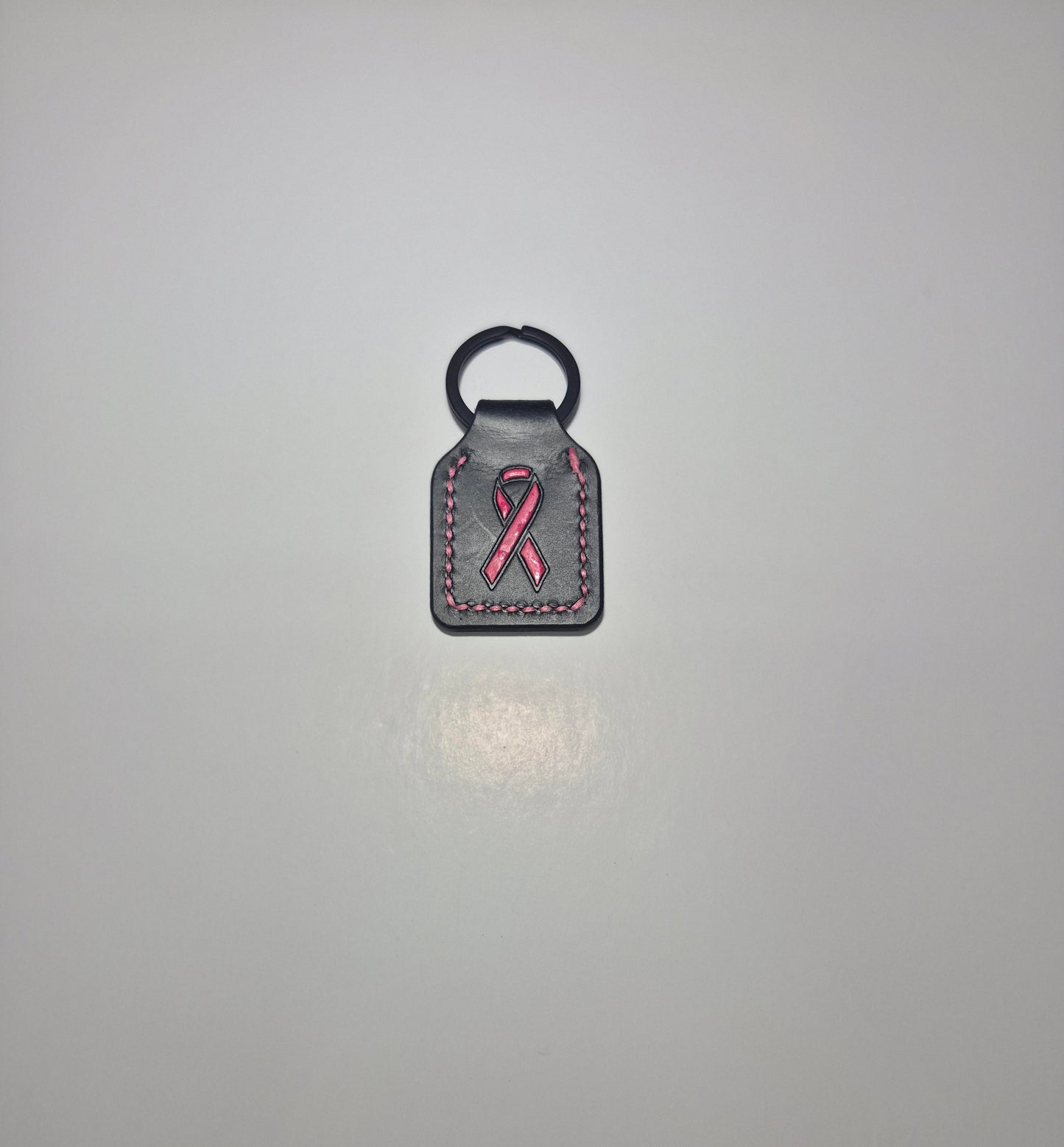 Cancer Awareness Square Keychain