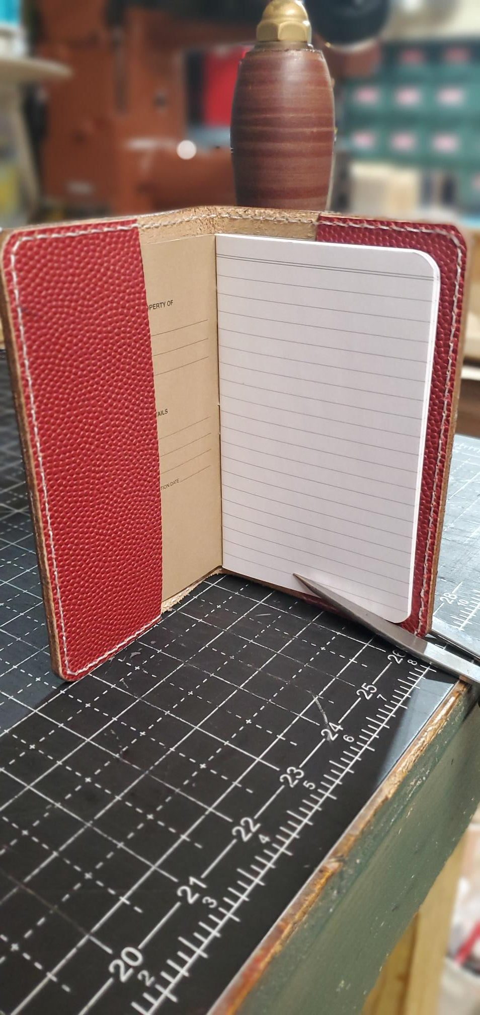 Football Leather Field Notes