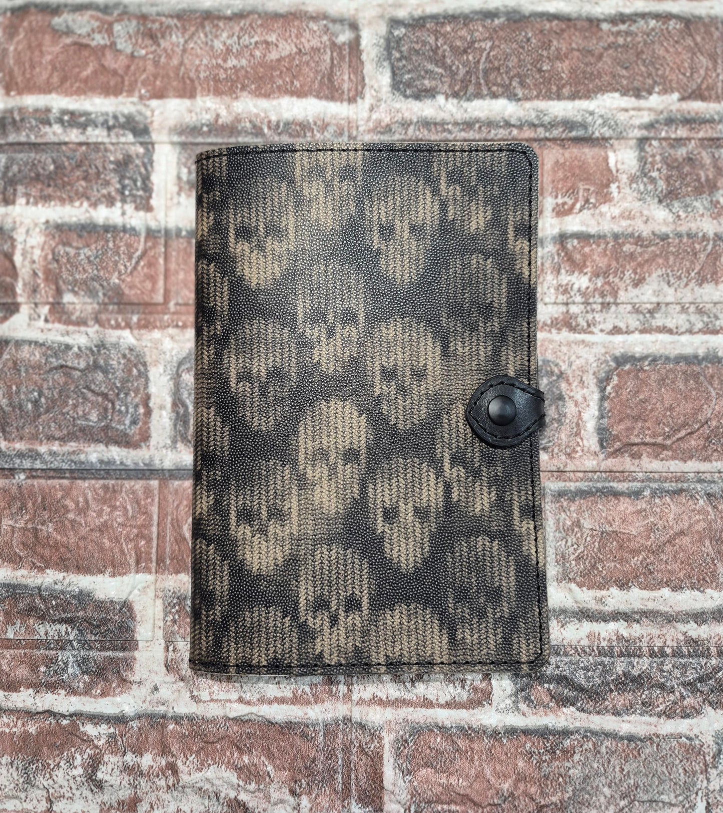 Skull Leather Notepad (Conceria Walpier)