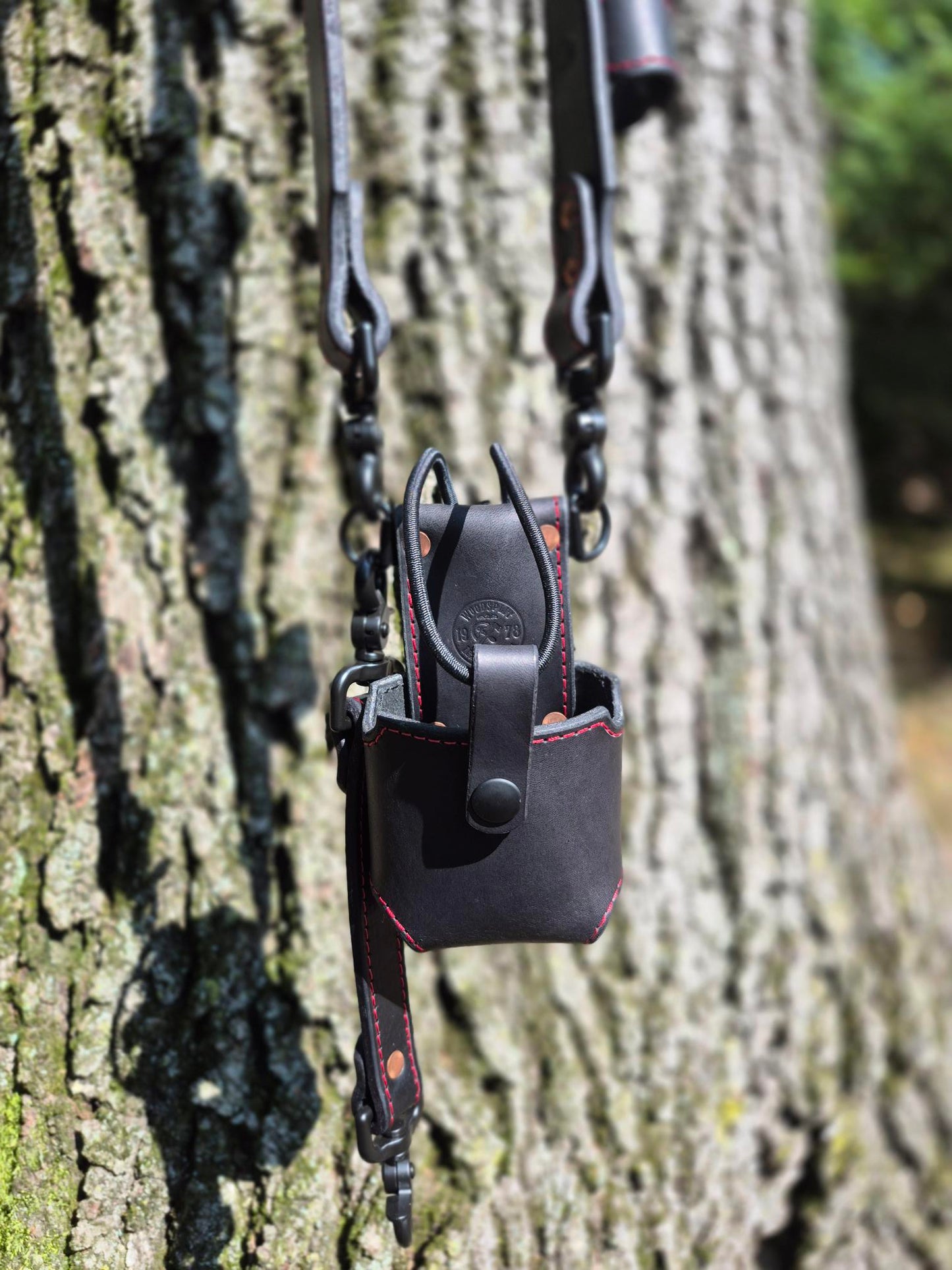 Leather Radio Holster (Black and Brown Leather Only) (Universal Size)