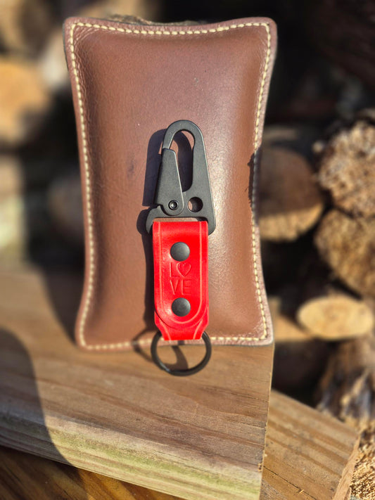 Valentine's Day Key Chain (Red Leather Only)