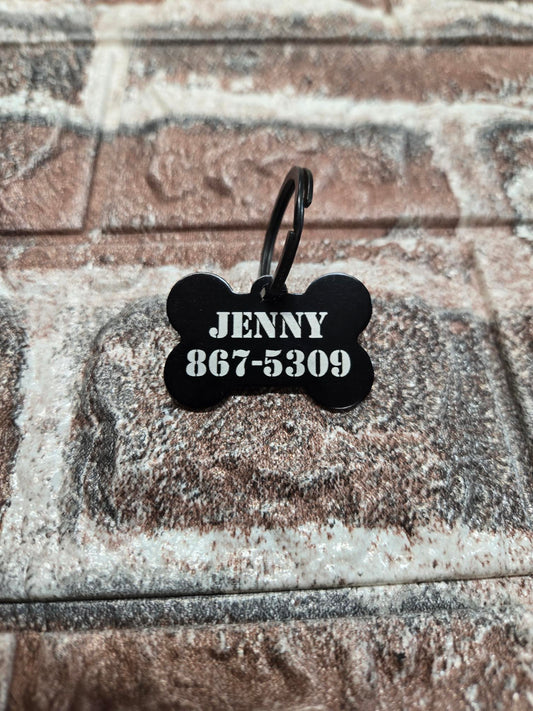 Custom Laser Engraved Dog Tag