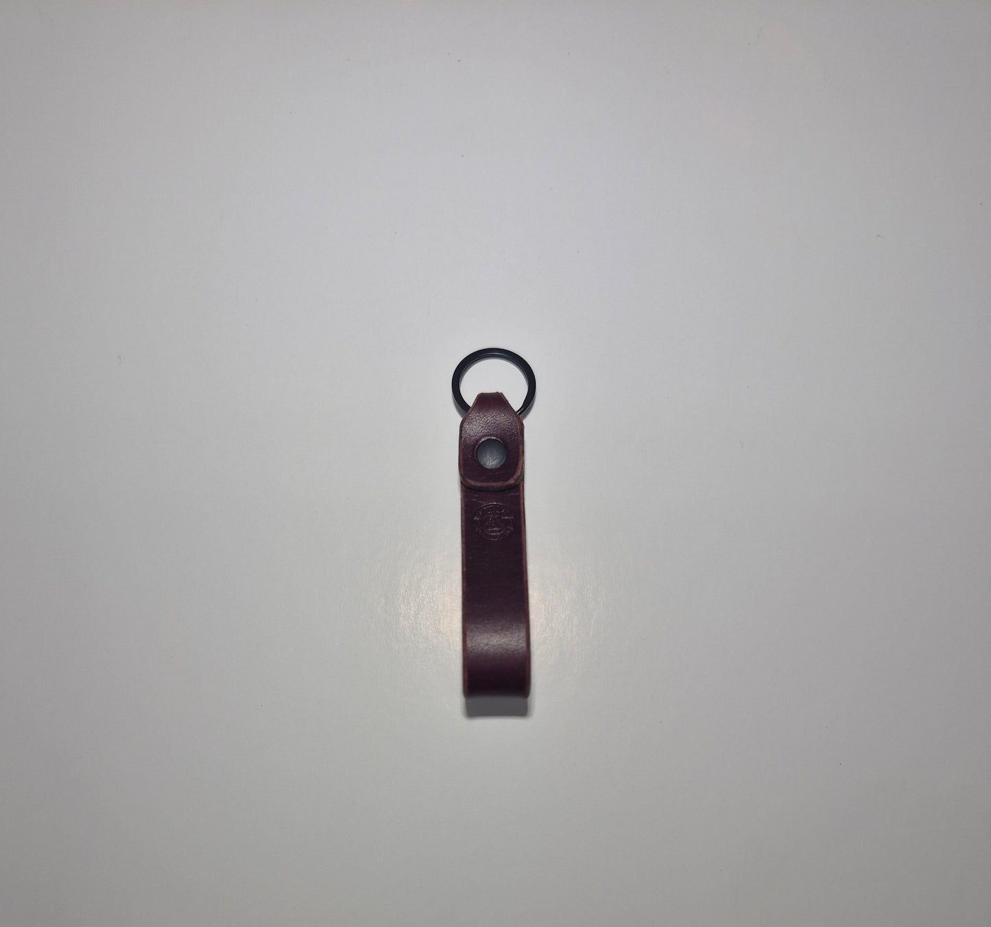 Burgendy Loop Keychain