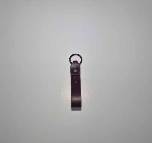 Burgendy Loop Keychain