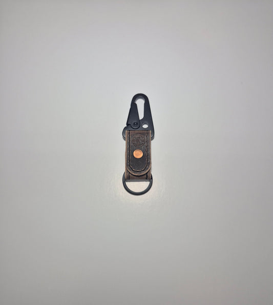 Rustic Brown HK Keychain