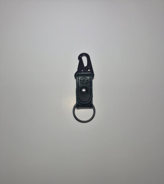 Green With Black St itching HK Keychain
