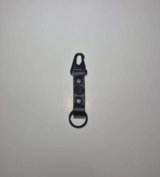 Black Skinny Long HK Keychain