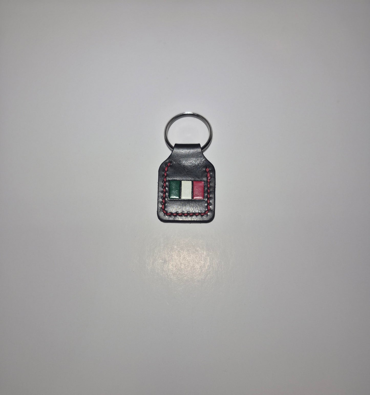 Italian Flag Square Keychain