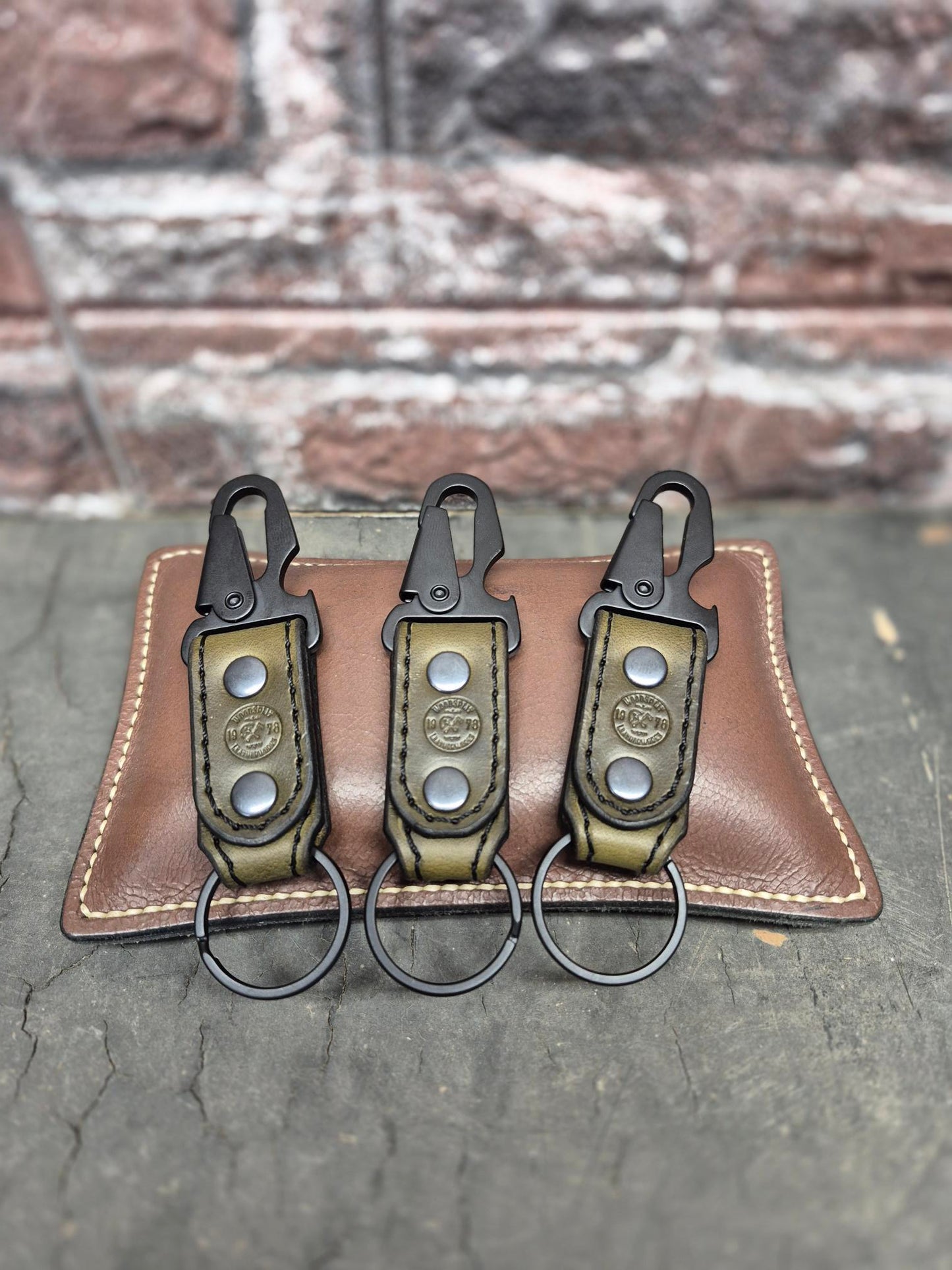 Leather Keychain (Customizable)