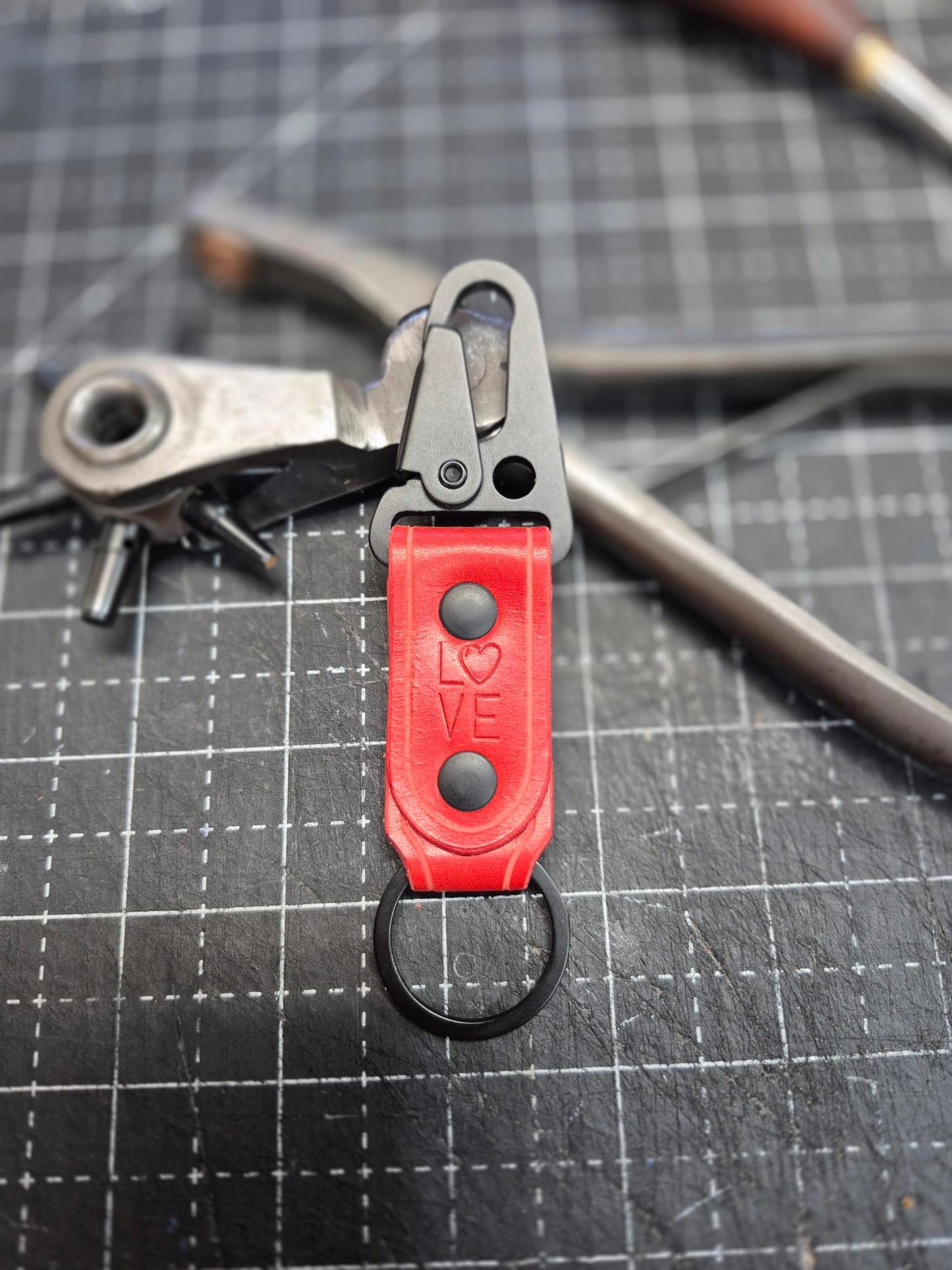 Leather Keychain (Customizable)