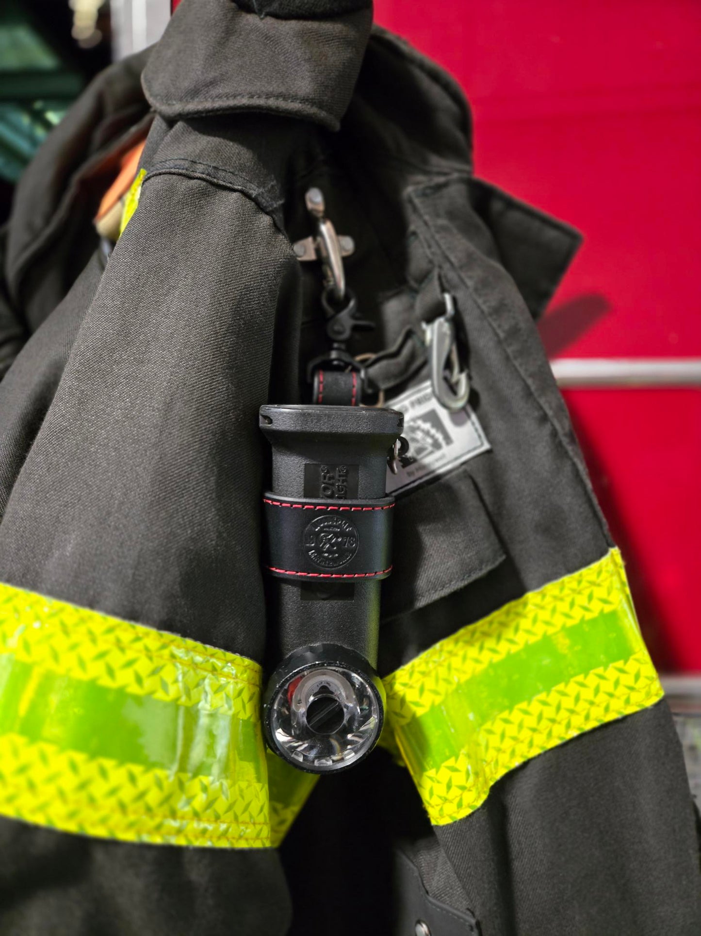 Firefighter Inverted Light Holder (Leather)